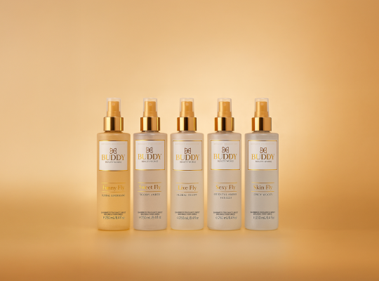 Buddy Beauty Works luxury body mists