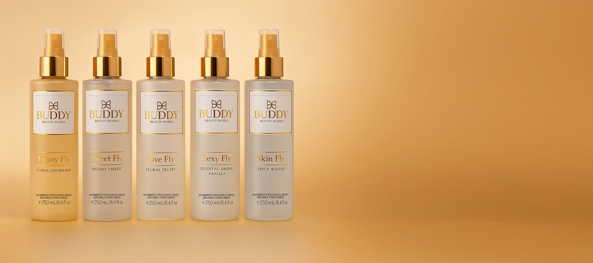 Buddy Beauty Works luxury body mists