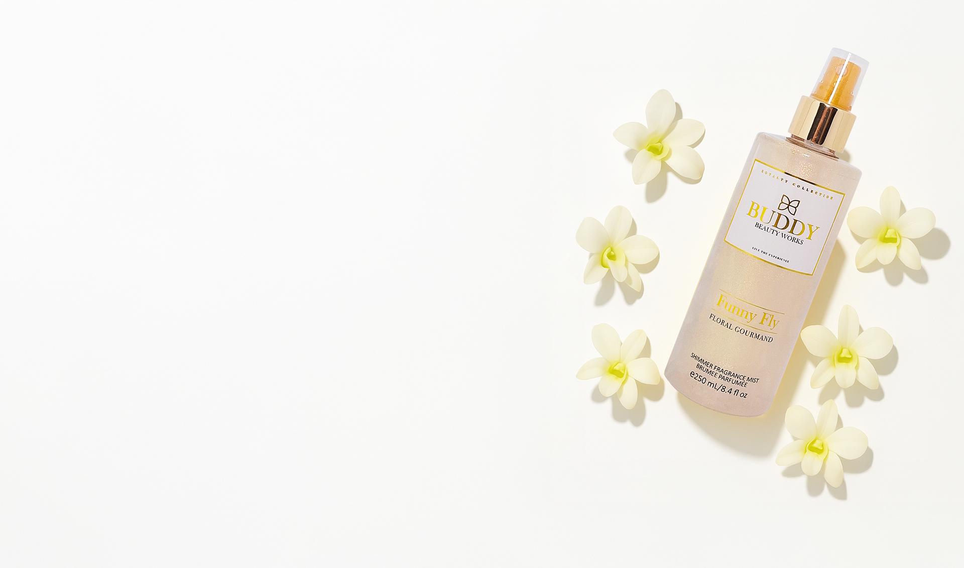 Shimmer fragrance mist for women